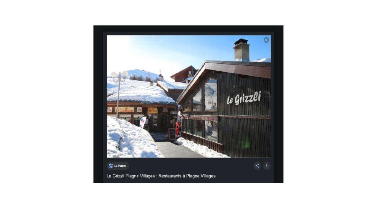 Studio 1 Piece Plagne Village 4 Personnes 2050 M Pied Des Pistes La Plagne Exterior photo